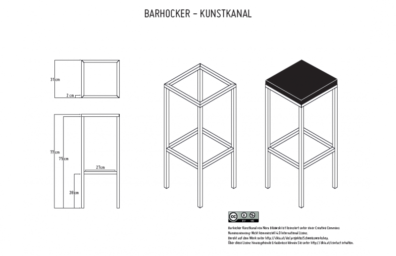 Barhockerkonstruktion